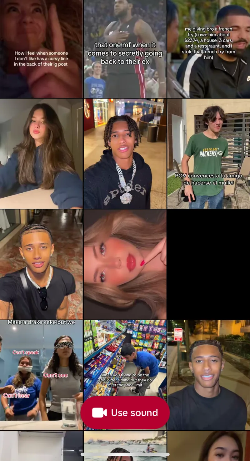 Sound seeding TikTok — chart urban